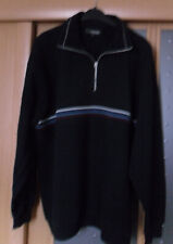 SWEAT Shirt Herren, Cantani, L, dunkelblau mit Querstreifen im Brustbereich