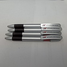 STAHLGRUBER Kugelschreiber 4 Stück silber neuwertig