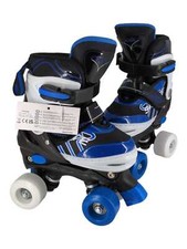 Hikole Rollschuhe Kinder Anfänger verstellbare Rollschuhe mit 8 PU-Rädern S31-34