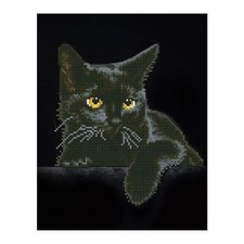 DIAMOND DOTZ - Diamond Painting Schwarze Katze | Kit (Bastelset) | 2524067