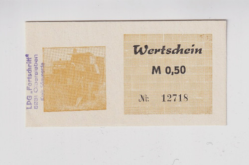 Ddr lpg geld - ddr, 0,50