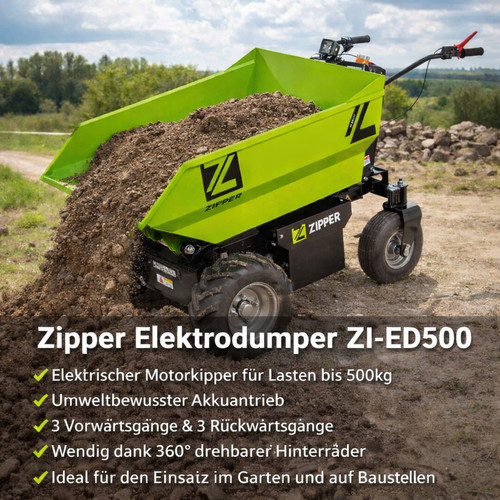Zipper elektro dumper - zipper, zi-ed500
