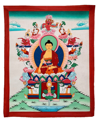 Thangka buddha shakyamuni - buddha,