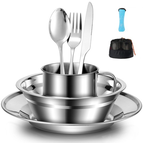 Campingbesteck set outdoor - set,