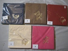 10 Servietten zur Taufe, Kommunion, Konfirmation, etc. Golddruck versch. Farben