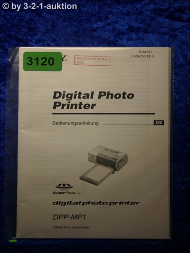Sony bedienungsanleitung dpp - sony,