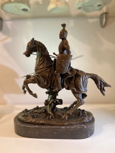 Bronze skulptur ritter - bronze,