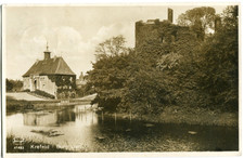 Foto-AK KREFELD Burg Linn 1929