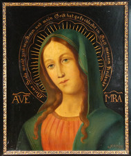 Madonna Ave Maria Ölbild