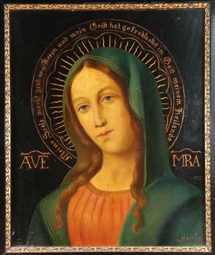 Madonna ave maria ölbild - madonna,