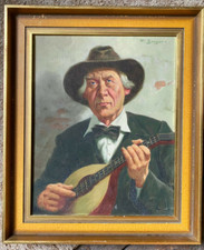 ::F. BERGER PORTRÄT MANN MIT