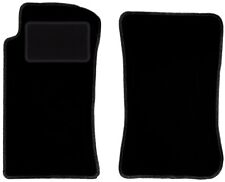 Schwarze Velours-Fußmatten