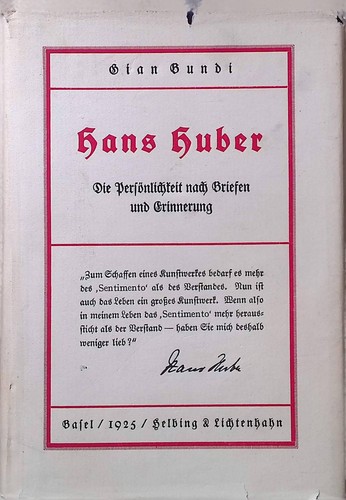 Hans huber die - huber,