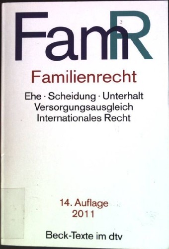 Familienrecht textausgabe - :,