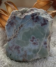 Larimar Scheibe , Heilstein, Edelstein einseitig geschliffen  291ct.      # 201