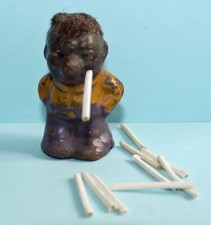 Alte Raucherfigur magische Zigarette Mecky Raucher-Mäcky Mecki Magic Cigarettes