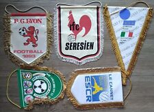 Sammlung 21 Konvolut 5 alte Wimpel Pennants Pauli Erfurt Jena Sittard FC Lyon