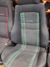 VW GOLF MK3 GTI 16V VR6 EDITION RECARO GREEN BLACK INTERIOR SEATS DOOR CARDS 3DR