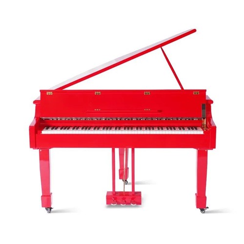 Roter flügel klavier - roter,