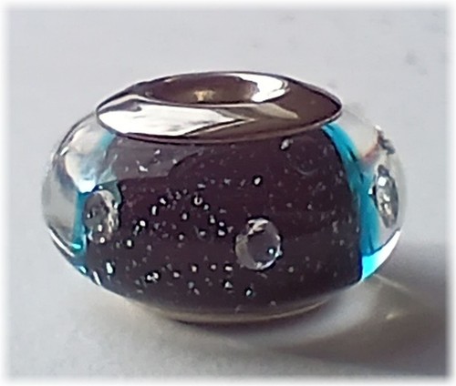 Murano glas charm - charm, mit