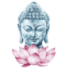 4x Sticker Buddha Car Sticker