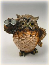2791) lustige Deko Figur Eule
