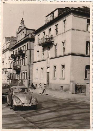 Vintage foto geparkter - vintage, vw