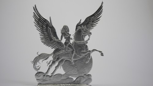 Zinnflachfigur