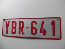 original altes Kennzeichen