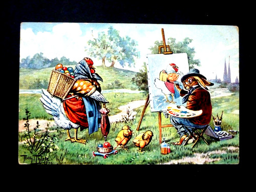 Arthur thiele ostern - ak,