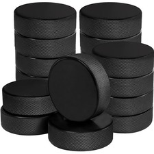 Offizielle Tebery Eishockey Pucks 18er Set – , Schwarz, Für Training