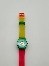 Swatch Lady „Liquid Sky“ (LG104, 1989) – defekt Vintage Damen Armbanduhr #230