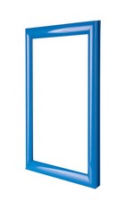 Alu Klapprahmen Plakatrahmen beidseitig Rahmen DIN A4 blau Wechselrahmen B-Ware