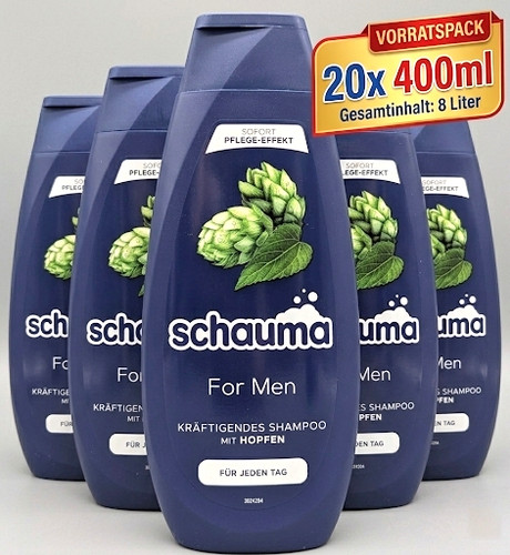 20x 400ml schauma for men - 20x,