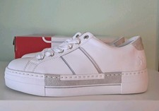 Rieker Sneaker Weiß Silber 39