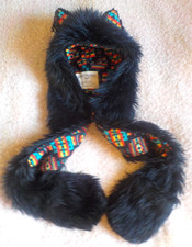 Spirit Hoods Black Wolf