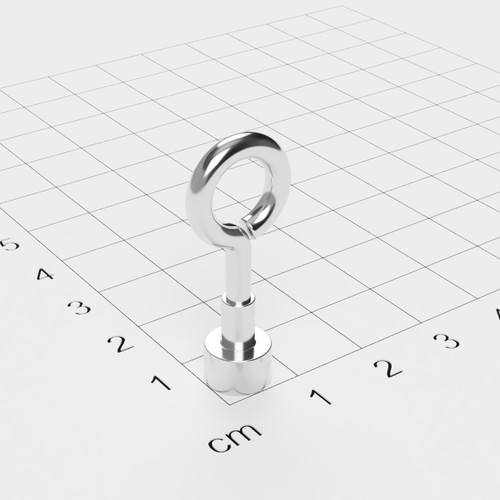 Topfmagnet mit öse d - mit, Öse,