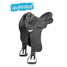 Wintec Pro Stock Schaukelkotflügel verstellbarer Sattel HART System schwarz/braun 