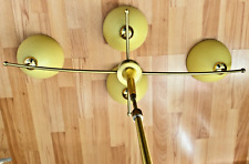 stillvolle mehrarmige Wohnzimmerleuchte aus Messing von Honsel