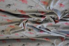 Elefanten rosa grau  Baumwoll