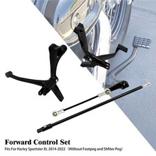 Vorverlegte Fußrastenanlage