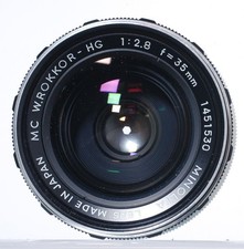 Minolta MC W.Rokkor-HG 2,8/35mm Weitwinkel Objektiv