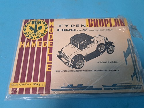 Kfz bauplan ford - w, pgh