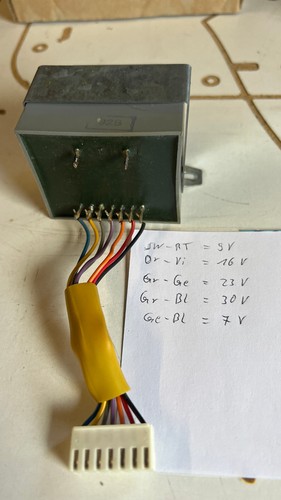 Trafo transformator 7 - ,, 7,2v