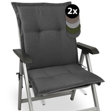 2er Set Polster Niedriglehner