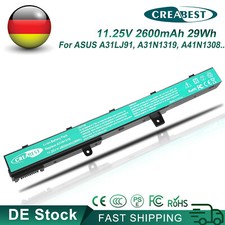 2600mAh A31N1319 A31N1319 Akku Für ASUS F551 F551C F551CA F551M F551MA R512 X451