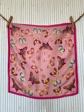 Klein Schal Quadratisch Seide