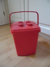 Vintage Lego Duplo Eimer rot leer