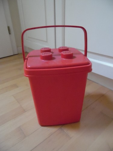 Vintage lego duplo eimer rot - lego,