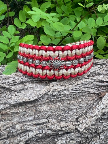 Paracord halsband handarbeit - halsband,